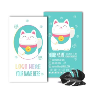 Lucky Cat Punch Business Card