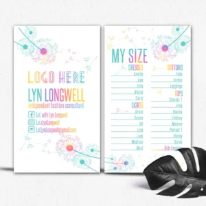 Dandelion My Size Business Card
