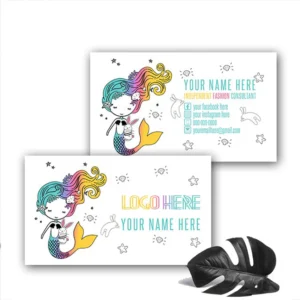 Mermaid with Rabbit Business Card