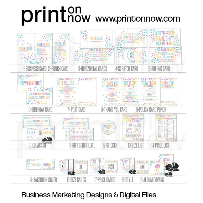Butterfly Business Marketing Bundle