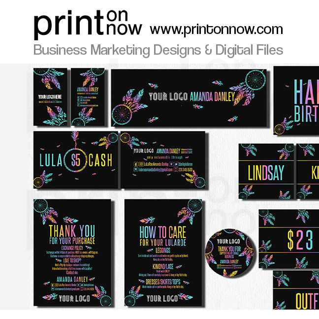 Dreamcatcher Black Business Marketing Bundle