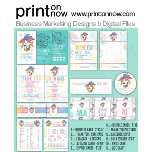 Mermaid Girl Business Marketing Bundle