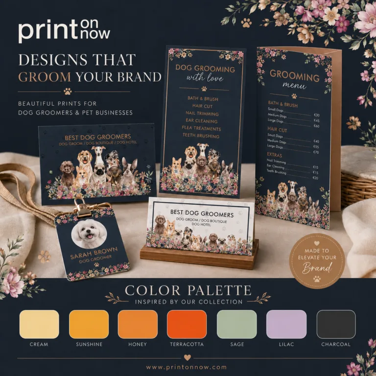 Pet Grooming Business Cards